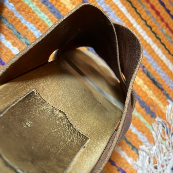 No. 6 Frieda clog brown chestnut leather size 42 - Picture 13 of 14